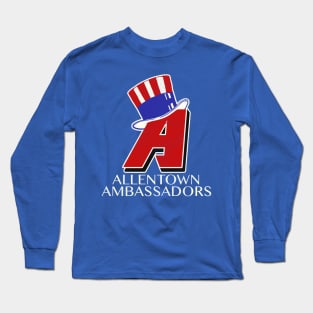 Defunct Allentown Ambassadors Baseball Team Long Sleeve T-Shirt